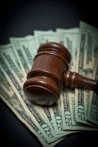 Wrongful death court gavel
