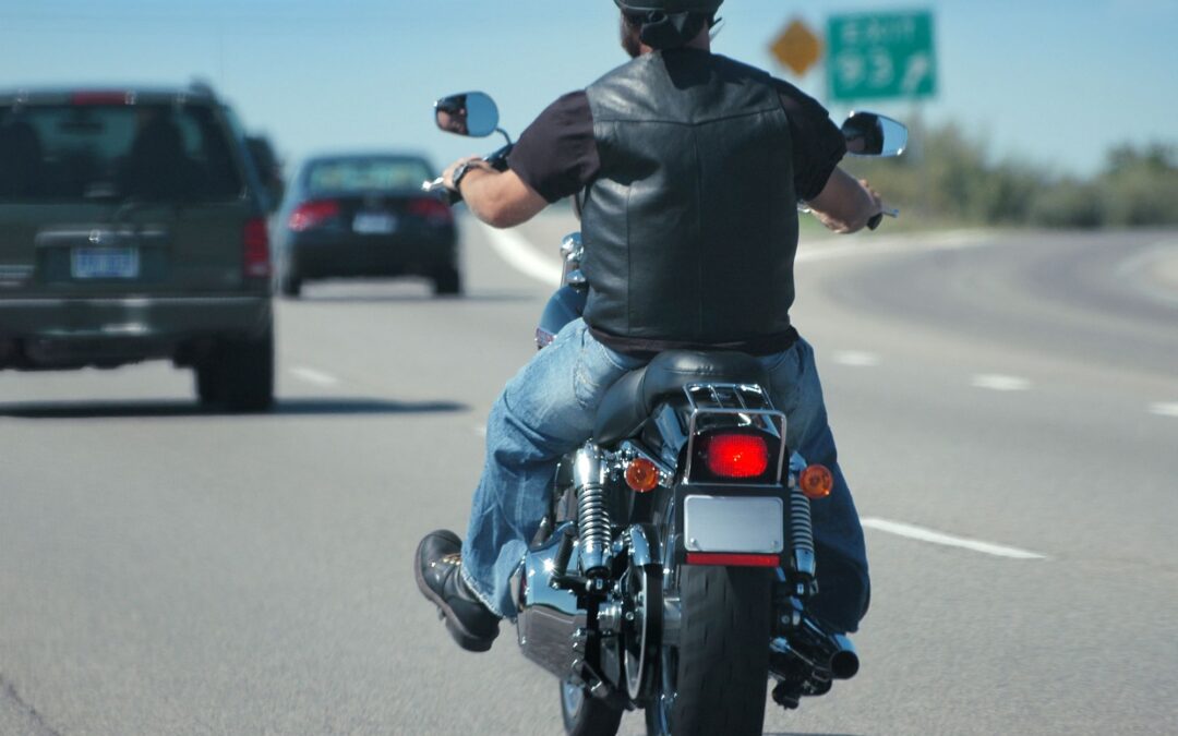 motorcycle riding on road