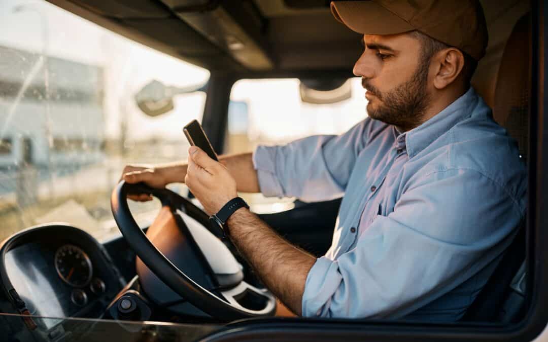 distracted driving in semi
