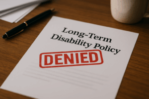 Long term disablity policy