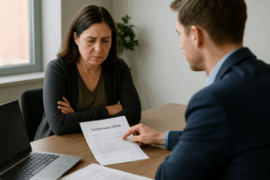 Not happy with settlement