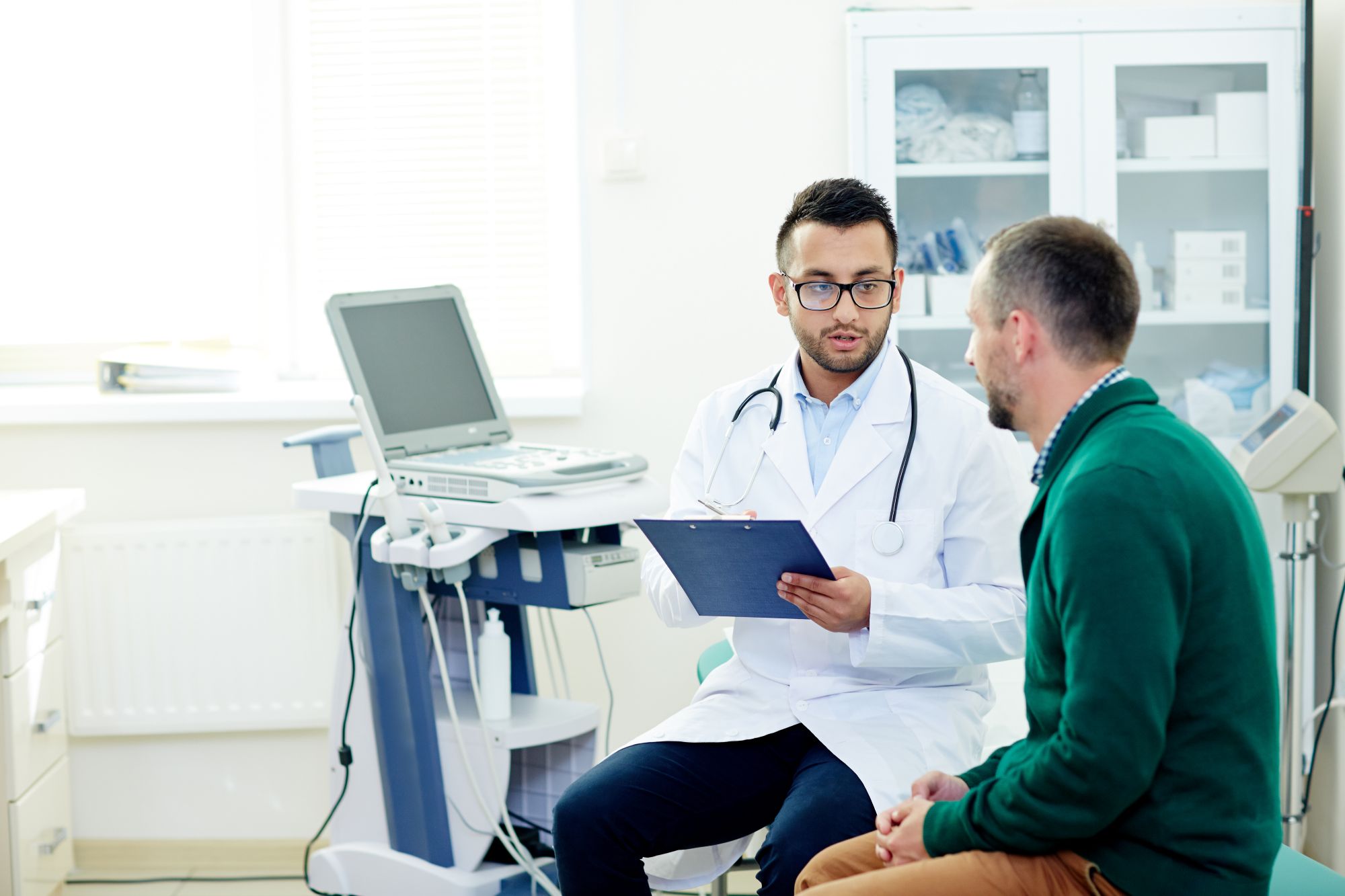 medical documentation meeting with doctor