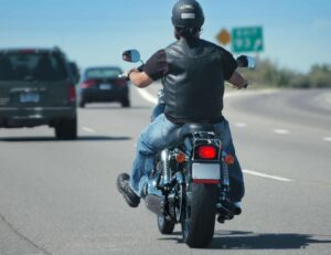 motorcycle riding on road