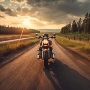 motorcycle on road