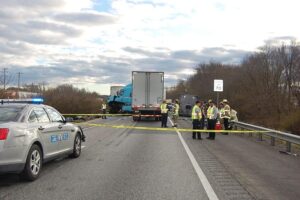 tractor trailer accident